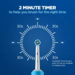 مسواک برقی اورال بی مدل ORAL B Vitality Cross Action D100