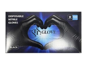 دستکش نیتریل مشکی TT glove (اینتکو)
